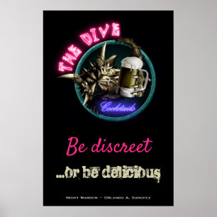 Nachtwache - The Dive (Design #2) Poster