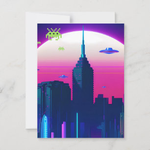 Nachtwache und Vapor Daze Postkarte