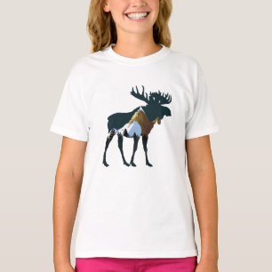 Nachtwald-Elch T-Shirt