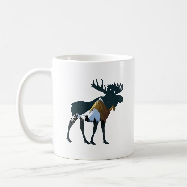 Nachtwaldmoose Kaffeetasse (Links)