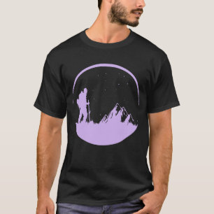 Nachtwandersterne Berge T-Shirt