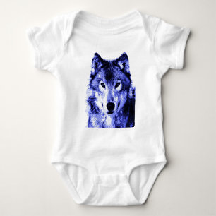 Nachtwolf Baby Strampler