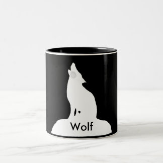 Nachtwolf Zweifarbige Tasse
