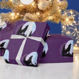 Nachtwolfs Nocturnal-Serenade Geschenkpapier