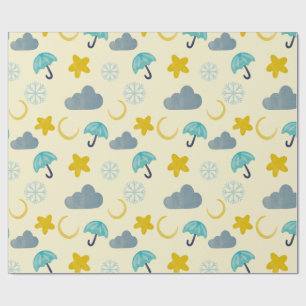 Nachtzeit Geschenkpapier
