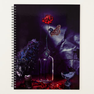 Nachtzeit im magischen Emporium Gothic Planner Planer