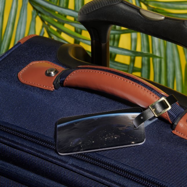 Nachtzeit in Nordeuropa Gepäckanhänger (Vorderseite Insitu 3)