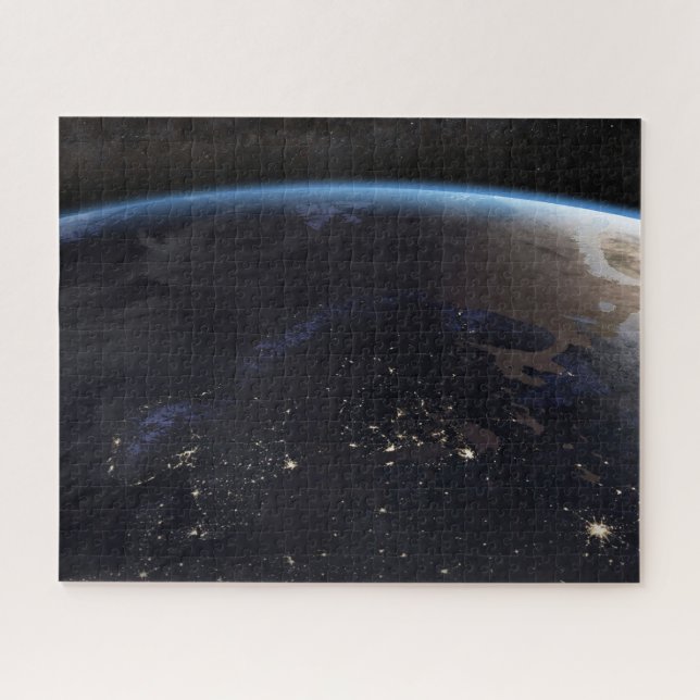 Nachtzeit in Nordeuropa Puzzle (Horizontal)