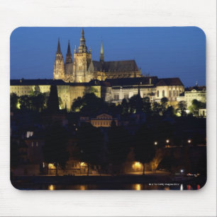 Nachtzeit in Prag, Tschechische Republik Mousepad