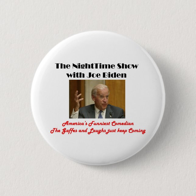 Nachtzeit mit Joe Biden Button (Vorderseite)