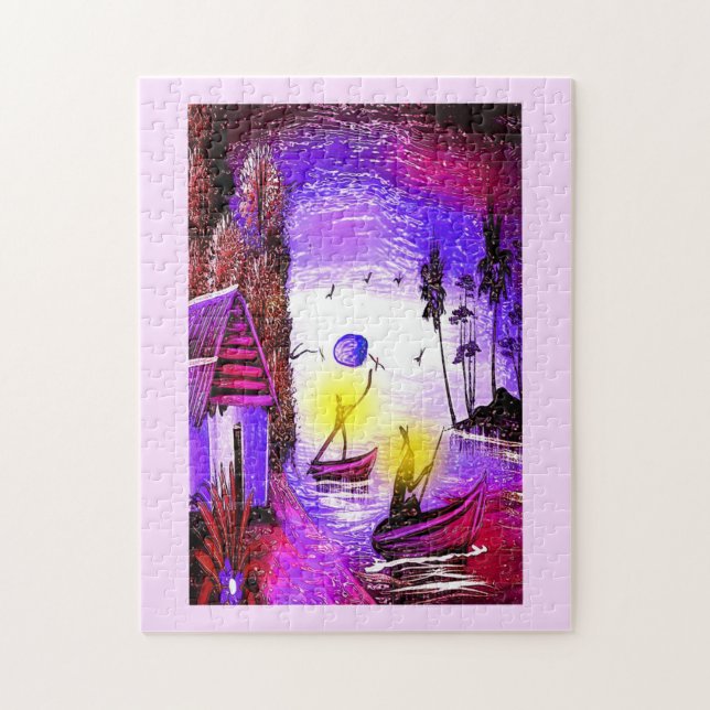 Nachtzeit Puzzle (Vertikal)