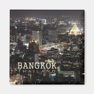 Nachtzeit-Reise-Andenken-Magnet Bangkoks Thailand Magnet