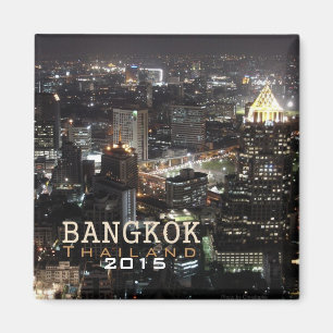 Nachtzeit-Reise-Andenken-Magnet Bangkoks Thailand Magnet