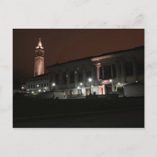 Nachtzeit U.C. Berkeley Postkarte