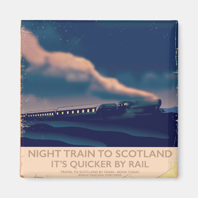 Nachtzug nach Schottland Magnet (Vorne)