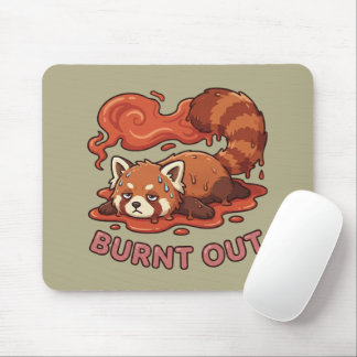 Nachvollziehbares "Ausgebranntes" Rotes Panda – Sü Mousepad