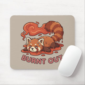 Nachvollziehbares "Ausgebranntes" Rotes Panda – Sü Mousepad
