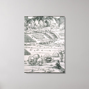 Nachweis der Abwehrmaßnahme Leinwanddruck