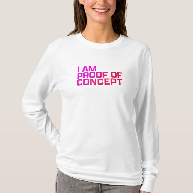 Nachweis des Konzepts T-Shirt (Vorderseite)