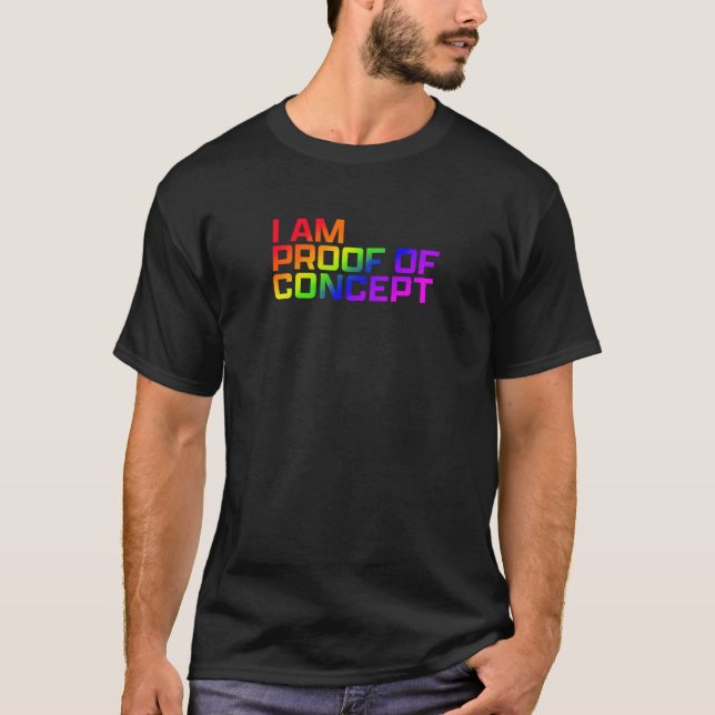 Nachweis des Konzepts T-Shirt (Vorderseite)