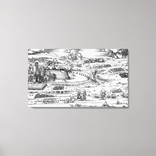 Nachweis von Schutzmaßnahmen Leinwanddruck