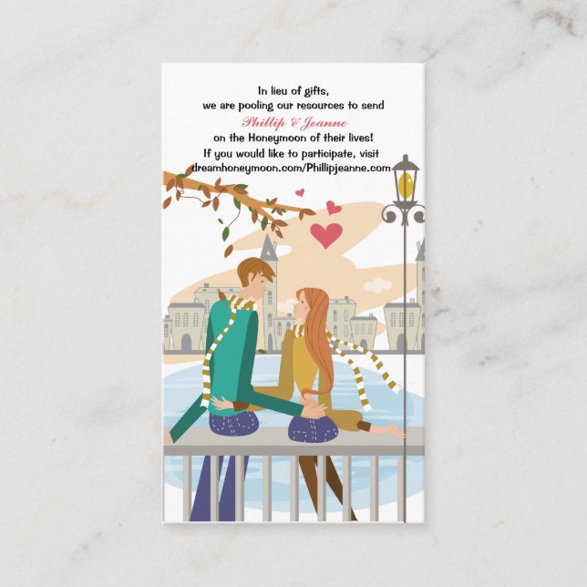 Nachwuchsanfrage für junge Paare Begleitkarte (Vorderseite)