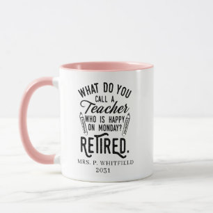Nachwuchslehrer Leiter Schulversicherung Custom Tasse