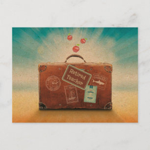 Nachwuchslehrer, mehr Zeit für Reisen Postkarte