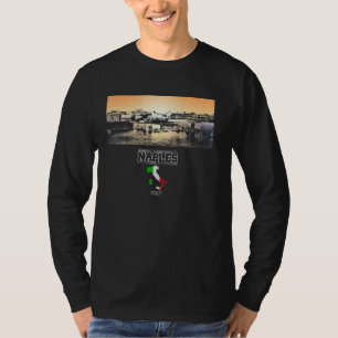 Nacken italy Skyline Vacation Souvenir Stadt T-Shirt