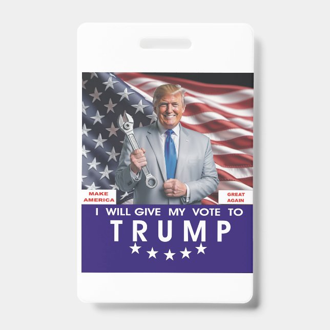 Nackenbandkarte Ausweis (Vorderseite)