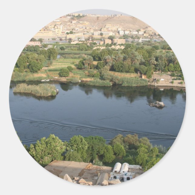 Nackenfibel Runder Aufkleber (Vorderseite)