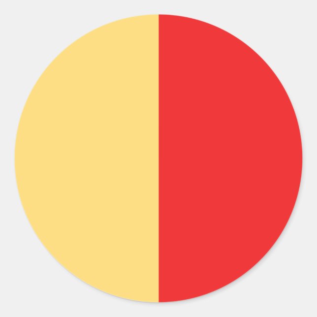 Nackenflagge Runder Aufkleber (Vorderseite)