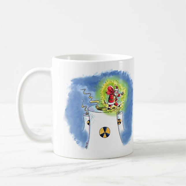 Nackte Santa Claus rechte Tasse (Links)