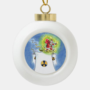 Nackte Weihnachtsmannschaft Keramik Weihnachtsbäll Keramik Kugel-Ornament