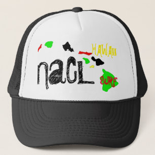 NaCL SALZ WASSER SURF HAWAII Truckerkappe