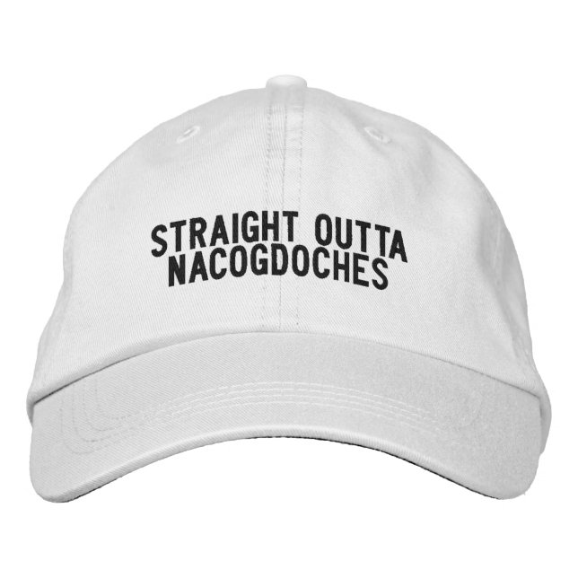 Nacogdoches TEXAS Hat Bestickte Baseballkappe (Vorderseite)