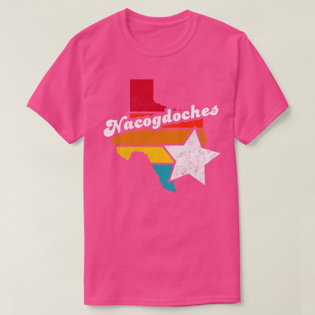 Nacogdoches Texas Vintag Distressed Souvenir 2 T-Shirt (Design vorne)