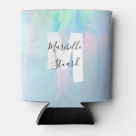 Nacre Küste tropischen eleganten Strand Monogram C Dosenkühler