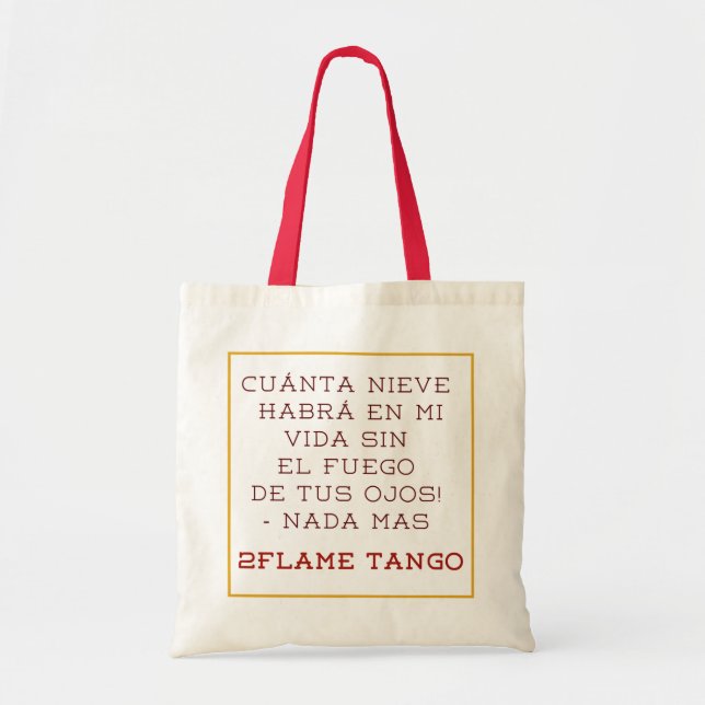 Nada Mas - Tote Bag Tragetasche (Vorne)