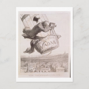 Nadar (1820-1910) hob die Fotografie auf den HI Postkarte