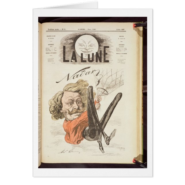 Nadar (1820-1910) Titelblatt "La Lune", (Vorne)