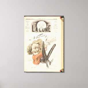 Nadar (1820-1910) Titelblatt "La Lune", Leinwanddruck