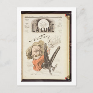 Nadar (1820-1910) Titelseite von "La Lune", veröff Postkarte