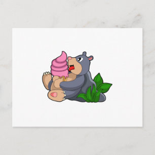 Nadel mit Waffeleis Postkarte