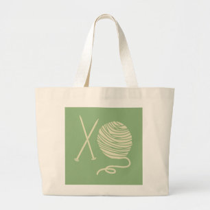 Nadel- und Garnknäuel-Tasche Jumbo Stoffbeutel