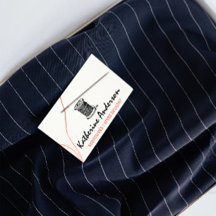 Nadel und Thread   Nähen Seamstress Visitenkarte