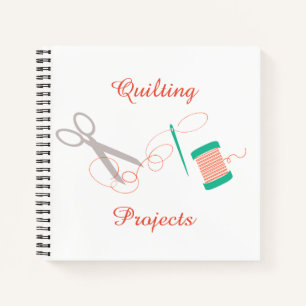 Nadel- und Thread-Notebook Notizbuch