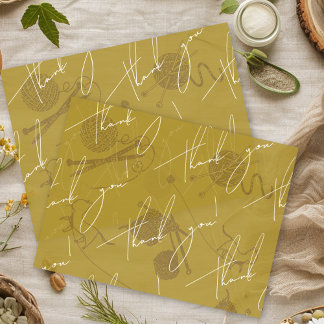 Nadeln für Nadeln Garn Vielen Dank Seidenpapier