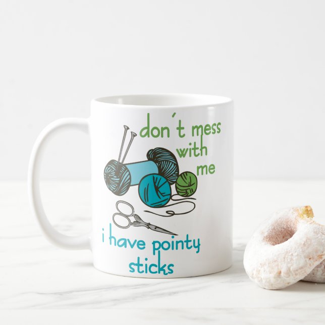 Nadeln Kaffeetasse (Mit Donut)
