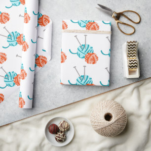 Nadeln und Garne Geschenkpapier